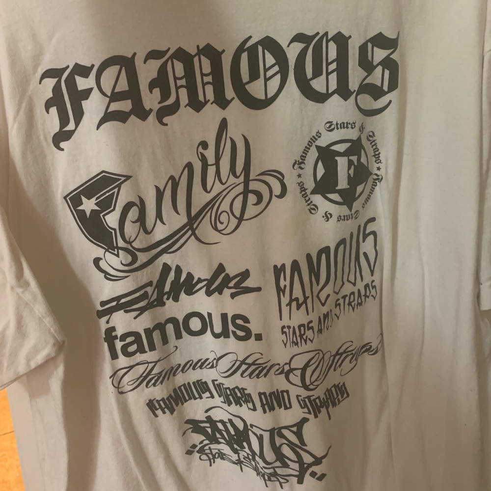 Famous stars and straps 20 anniversary t